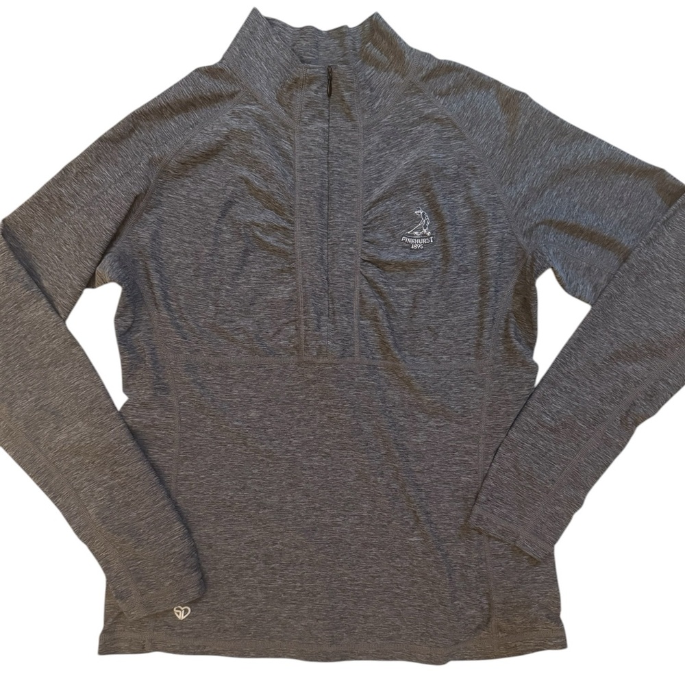 Straight Down Quarter-Zip Pullover Pinehurst Logo… - image 1